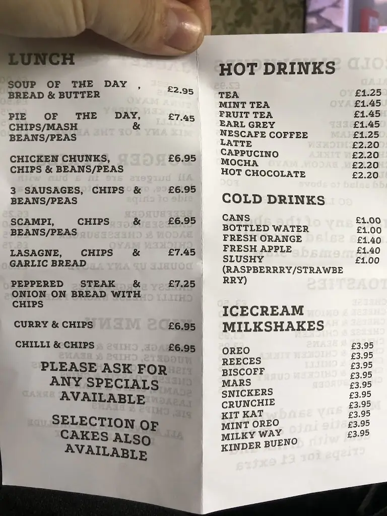 Menu_Preston's Cafe_Barnoldswick_imagen_2