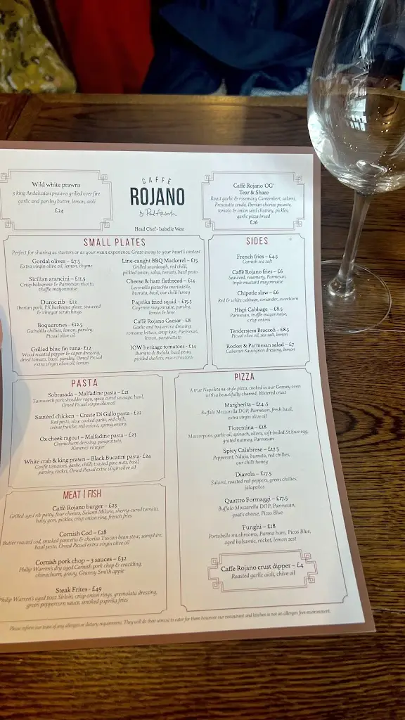 Menu_Caffè Rojano by Paul Ainsworth_Padstow_image_2