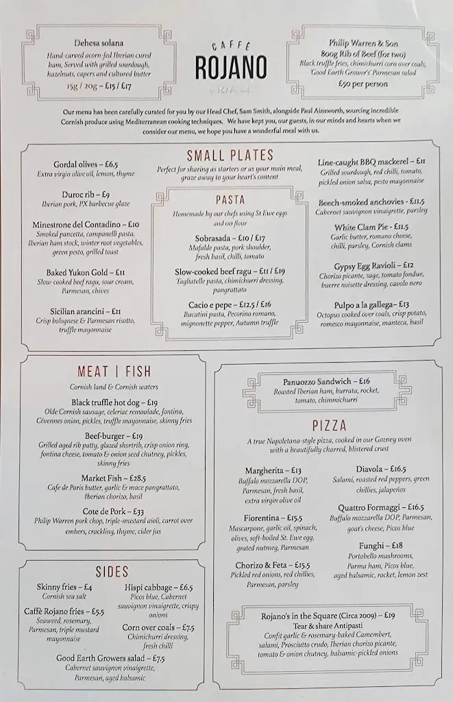 Menu_Caffè Rojano by Paul Ainsworth_Padstow_image_3