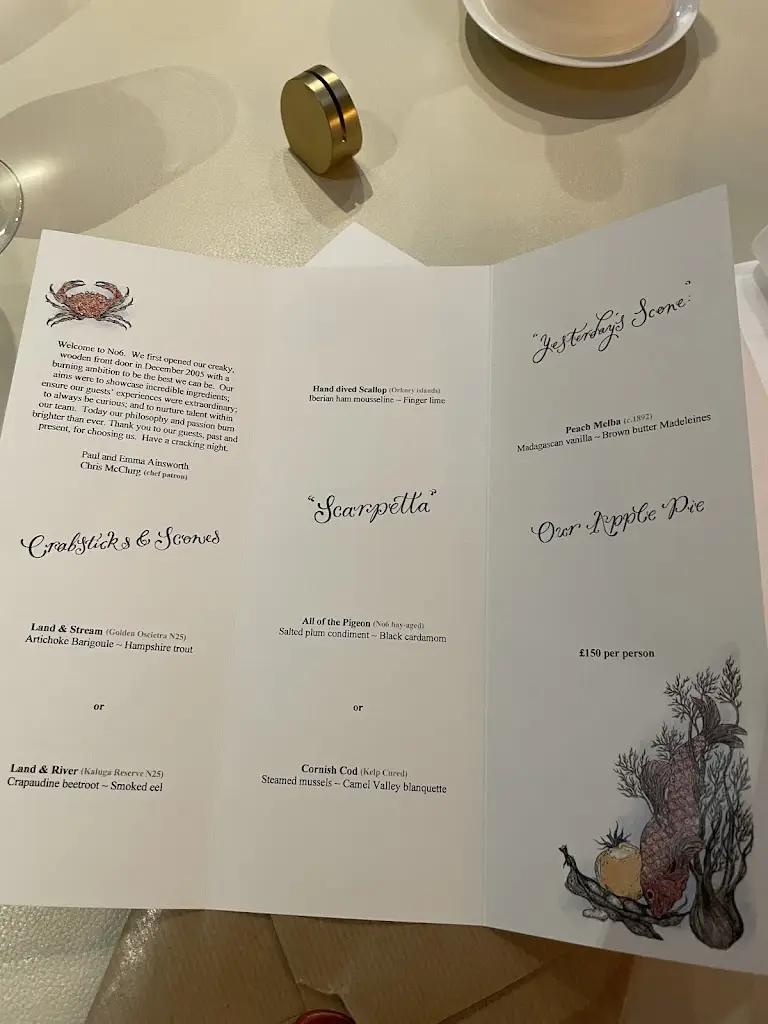 Menu_Paul Ainsworth at No6_Padstow_image_1