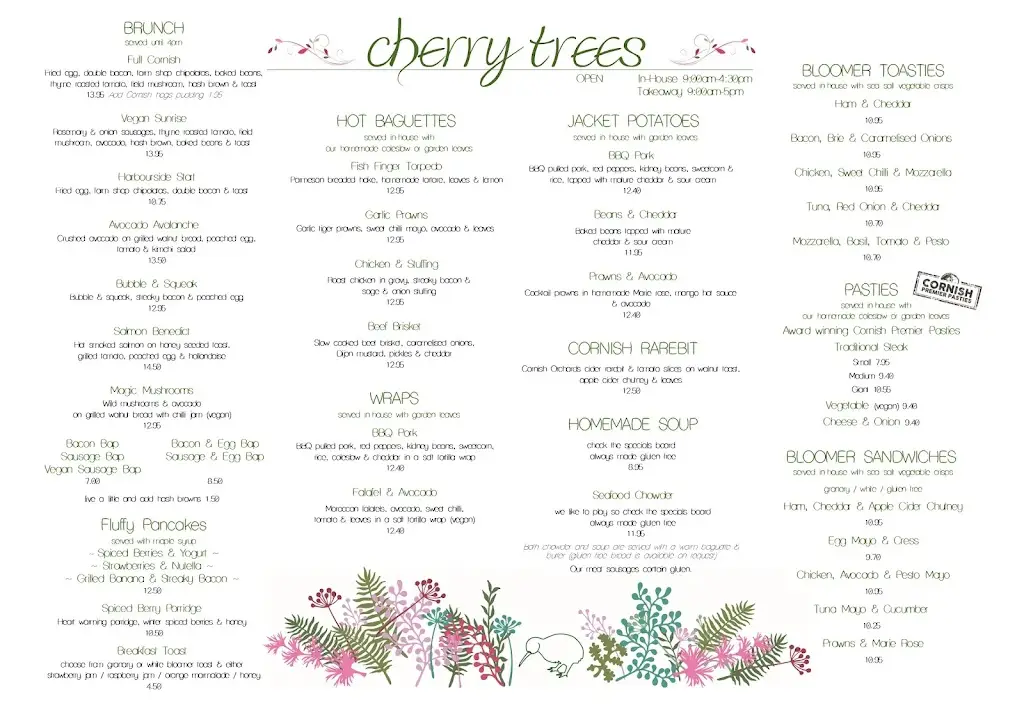 Menu_Cherry Trees Coffee House_Padstow_image_1