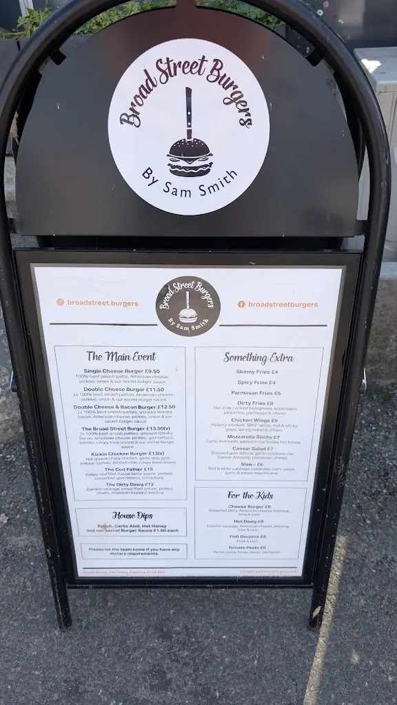 Menu_Broad Street Burgers_Padstow_imagen_1