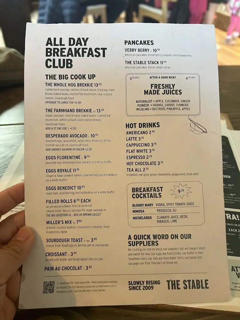 Menu_The Padstow Stable_Padstow_imagen_4