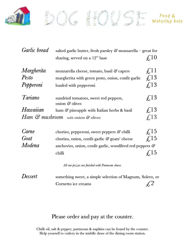 Menu_The Doghouse_Padstow_image_1