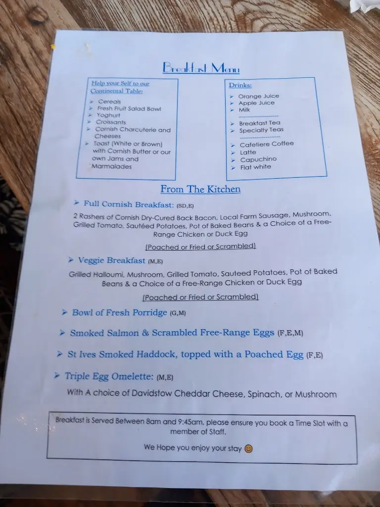 Menu_The Pickwick Inn & Oliver's Restaurant_Padstow_image_3