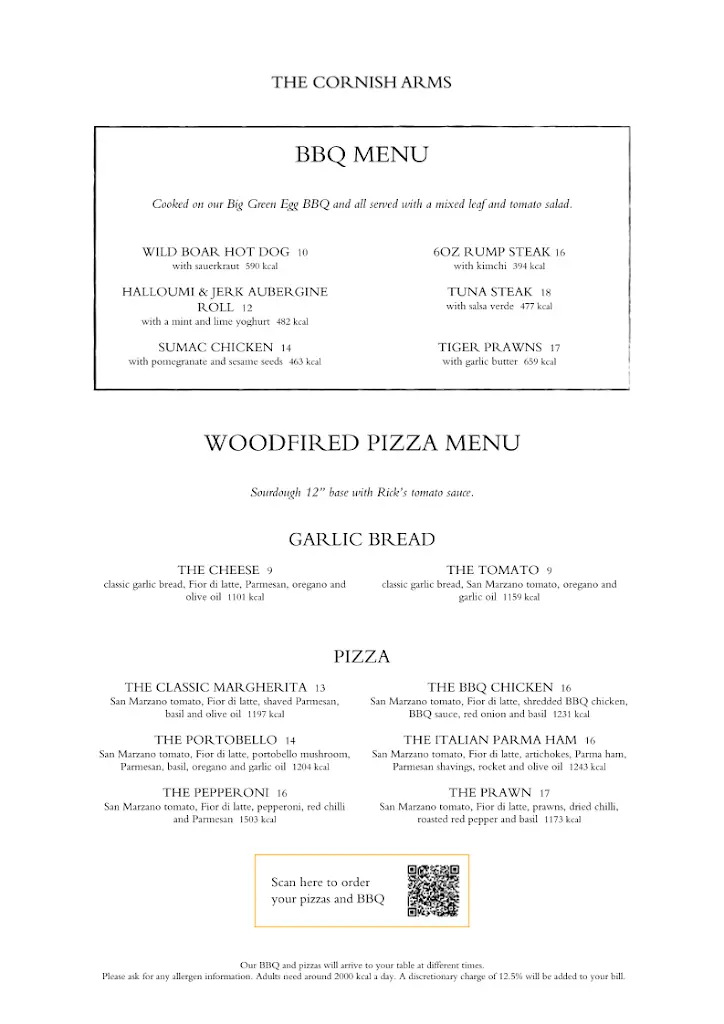 Menu_The Cornish Arms_Padstow_image_2