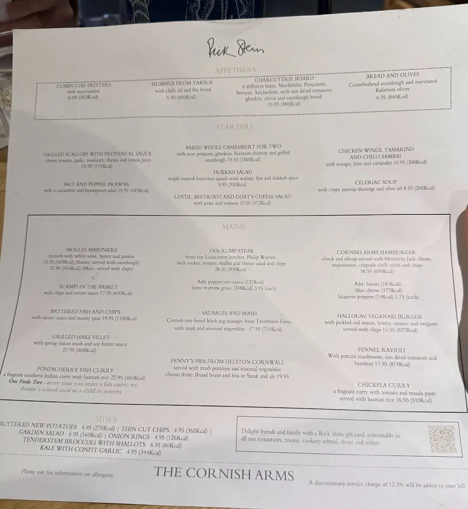 Menu_The Cornish Arms_Padstow_image_3