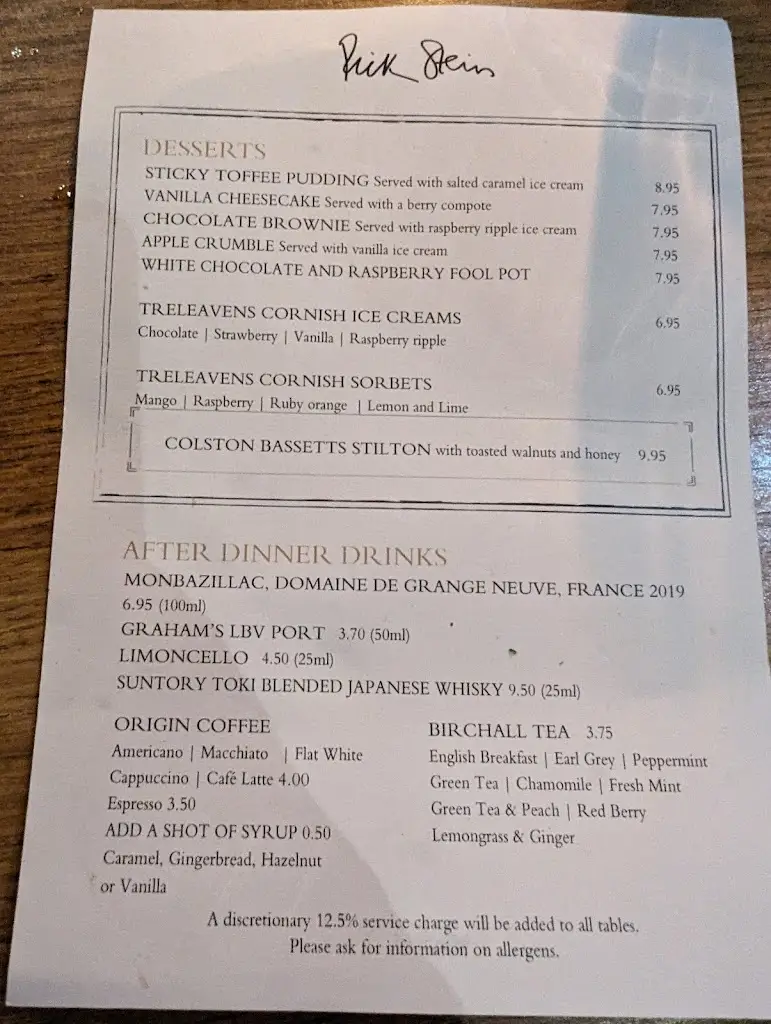 Menu_The Cornish Arms_Padstow_image_4