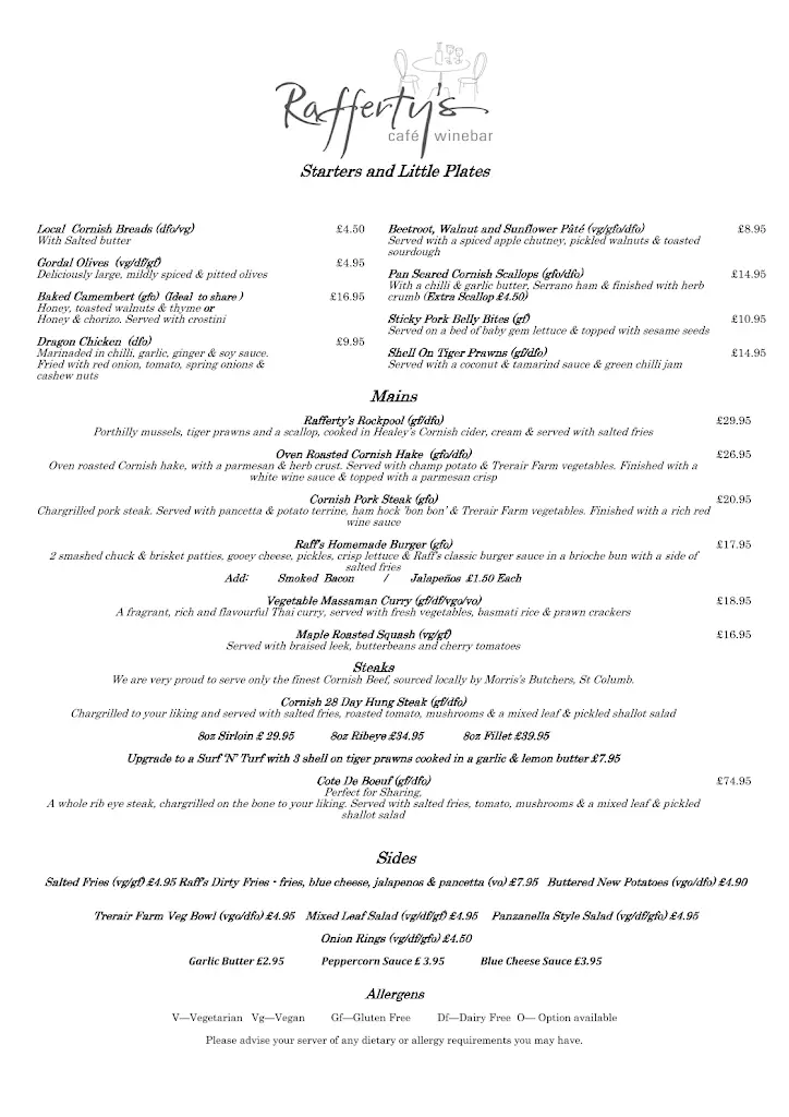 Menu_Rafferty's Cafe & Winebars_Padstow_image_1