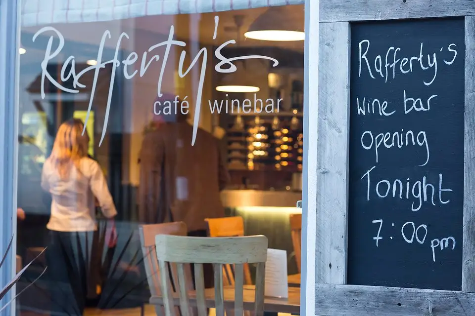 Rafferty's Cafe & Winebars restaurant in Padstow
