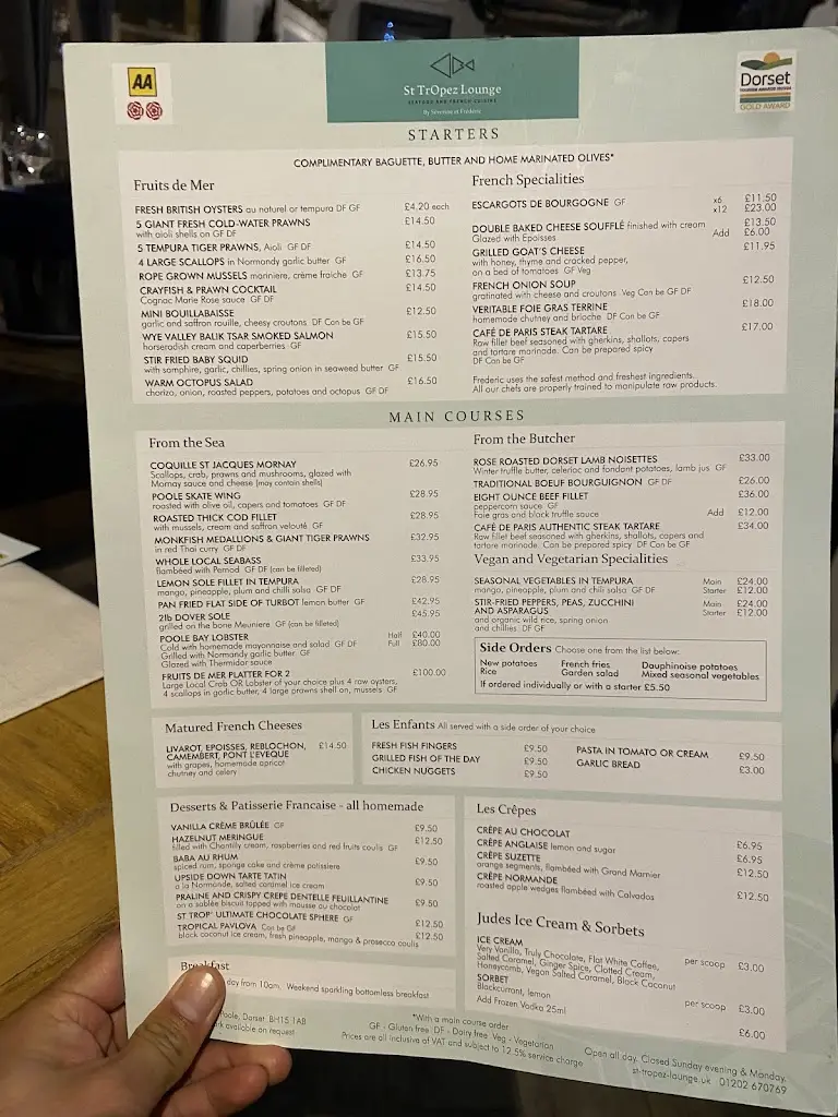 Menu_St TrOpez Lounge_Poole_image_3