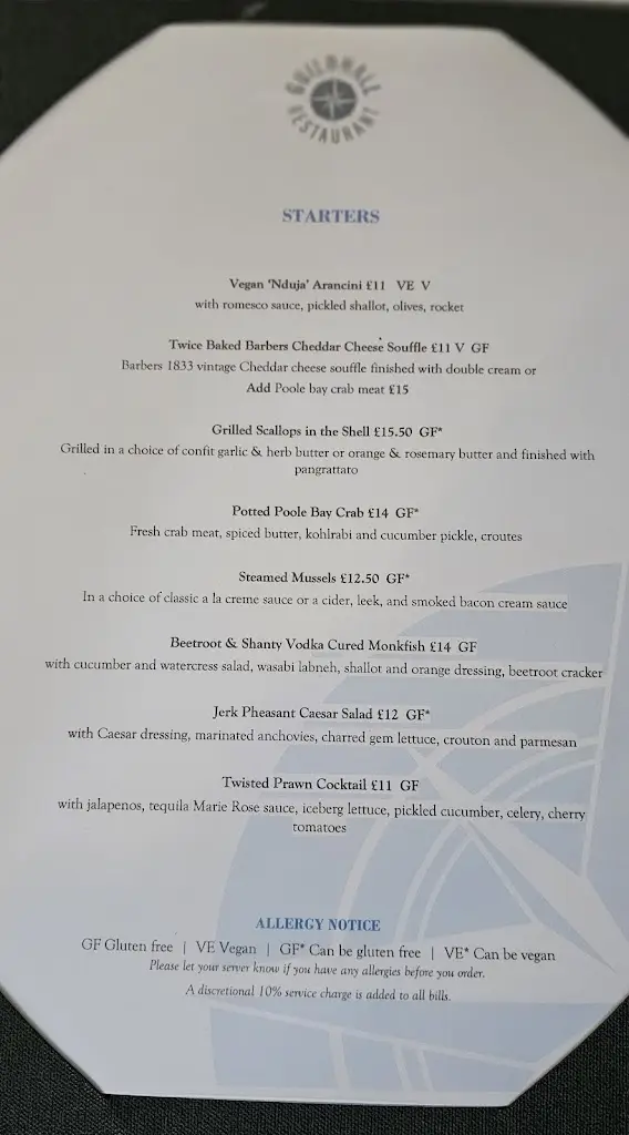 Menu_Guildhall Tavern_Poole_image_4