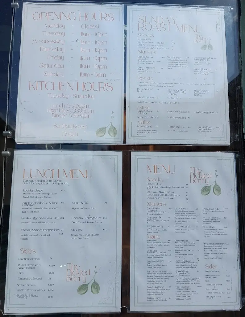 Menu_The Pickled Berry_Poole_image_3