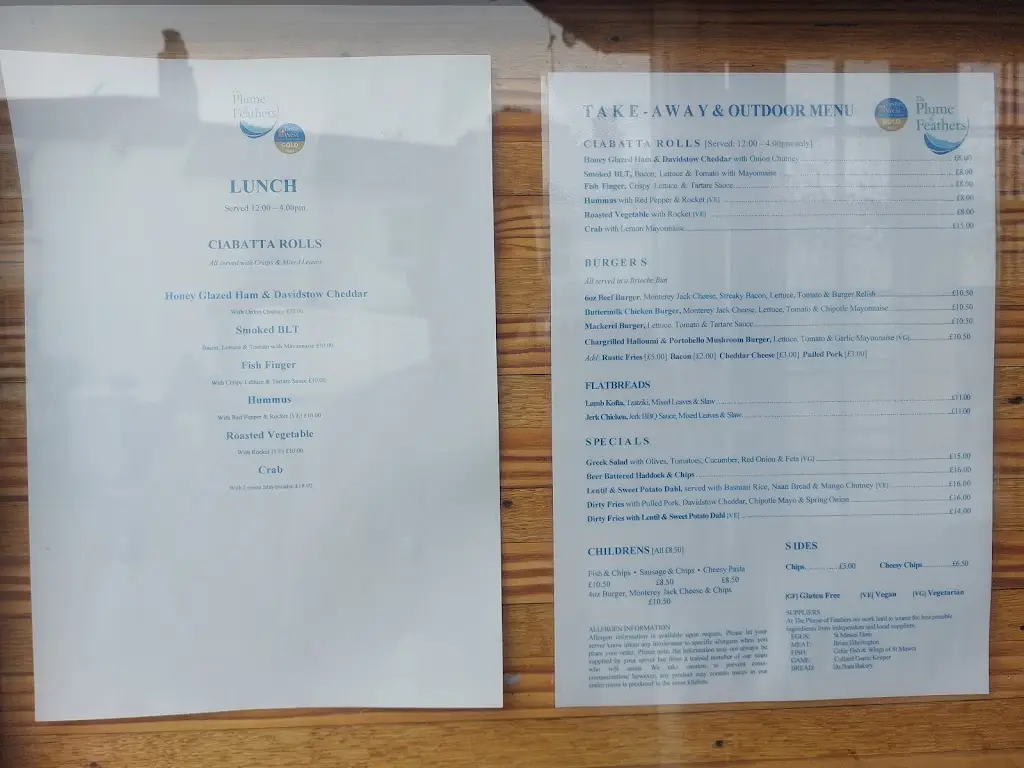 Menu_Plume of Feathers_Portscatho_image_3