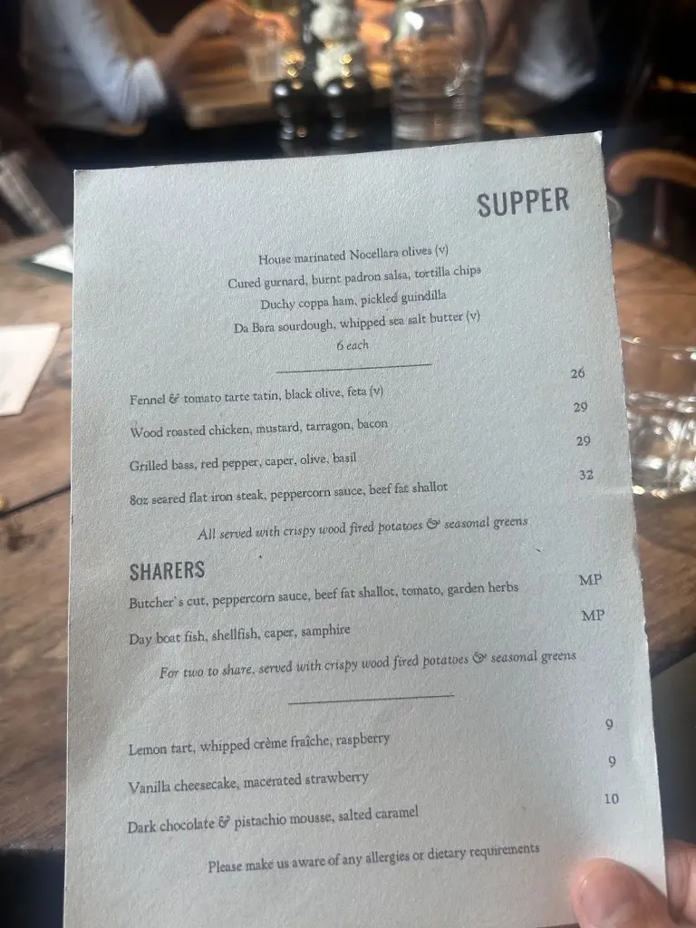 Menu_The Standard Inn, Portscatho_Portscatho_immagine_1