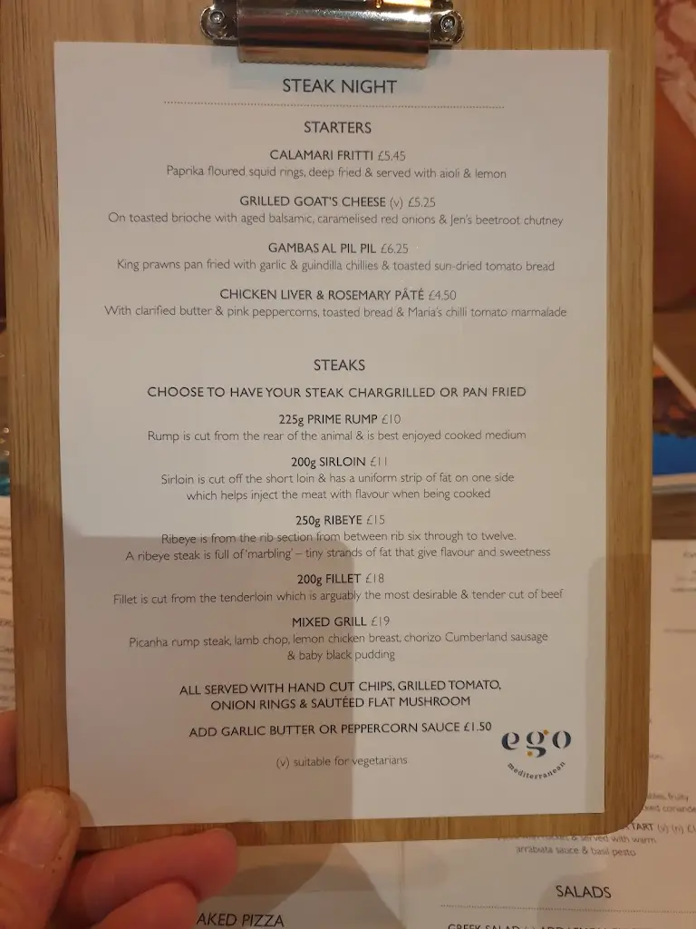 Menu_Ego at The Grapes, Shrewsbury_Pontesbury_image_2