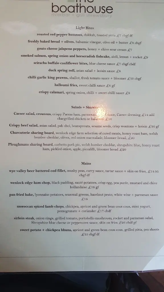 Menu_The Boathouse_Pontesbury_image_2