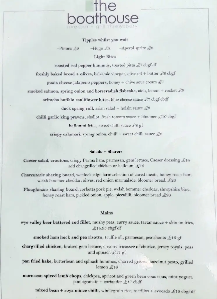Menu_The Boathouse_Pontesbury_image_3
