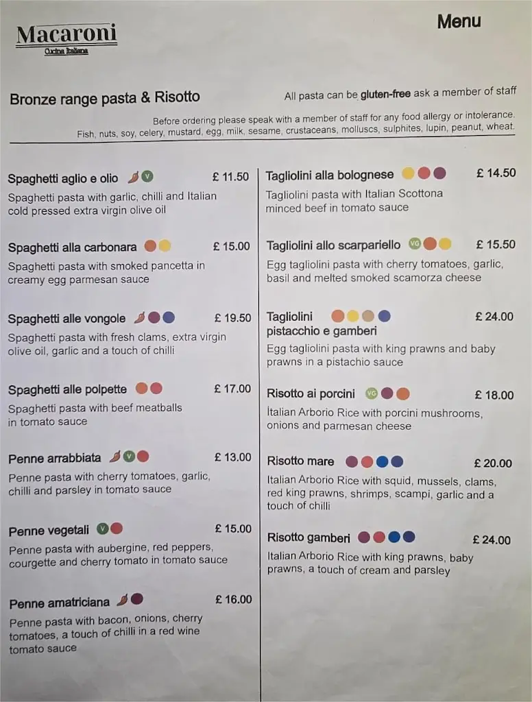 Menu_Macaroni Restaurant_Potters Bar_image_3