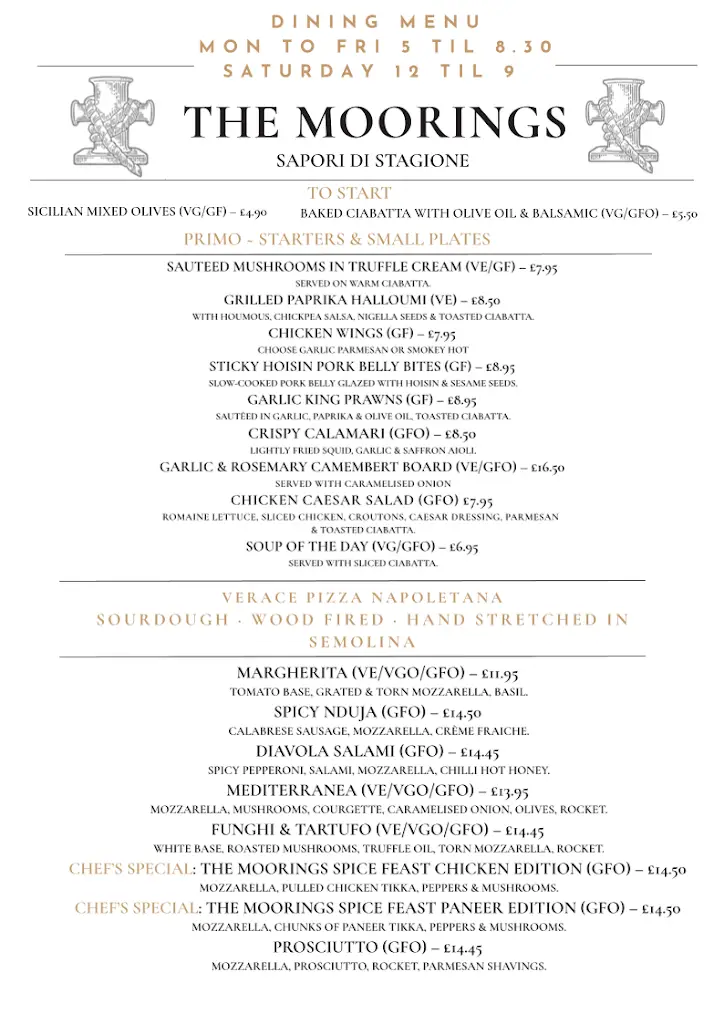 Menu_The Moorings_Barrow upon Soar_image_3