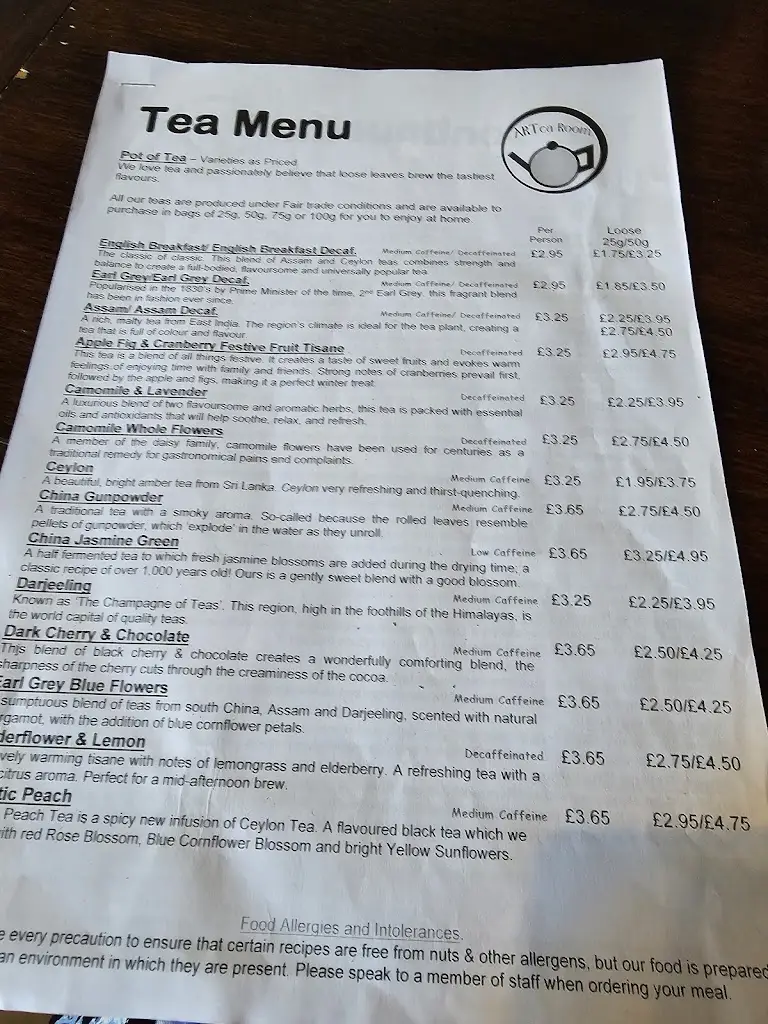 Menu_The Artea Room - Countryside Cafe and Gift Shop_Potterspury_image_3