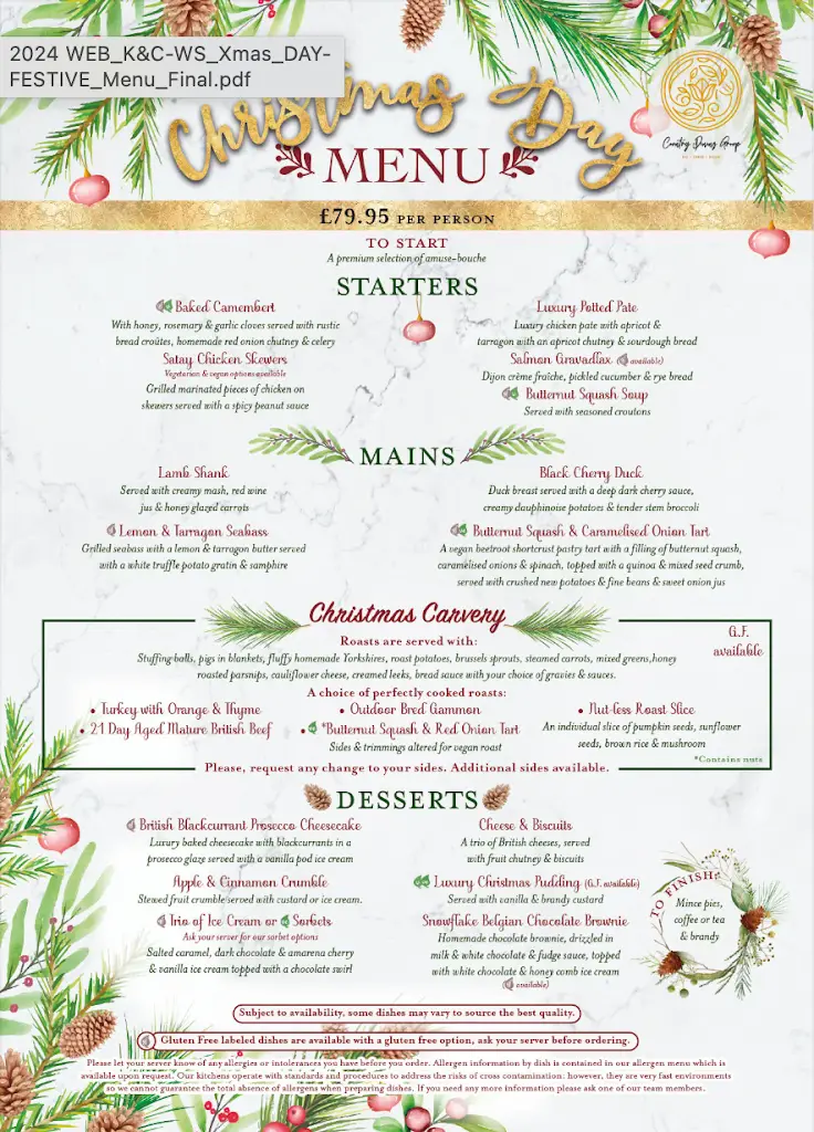 Menu_The Old Talbot Restaurant, Pub, Hotel and Takeaway_Potterspury_image_2