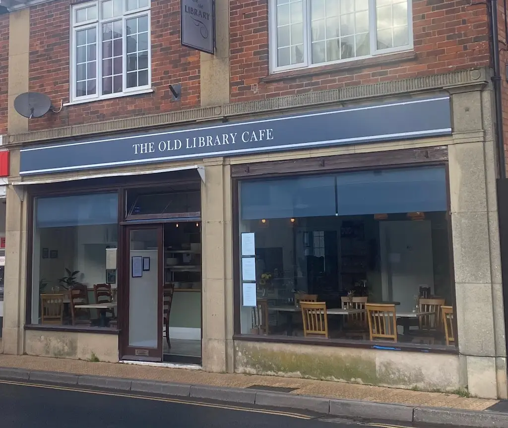 The Old Library Cafe restaurant in Porlock