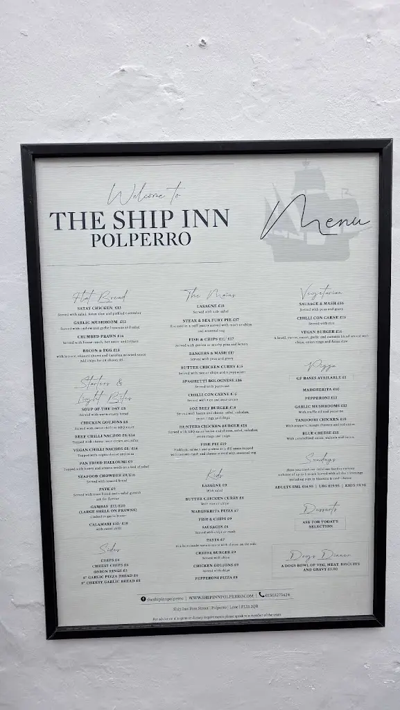 Menu_The Ship Inn_Polperro_image_4
