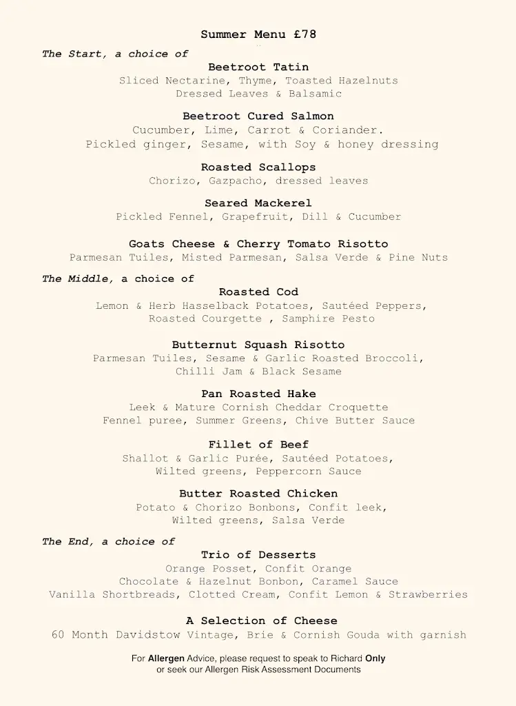 Menu_Couch's Great House_Polperro_image_1