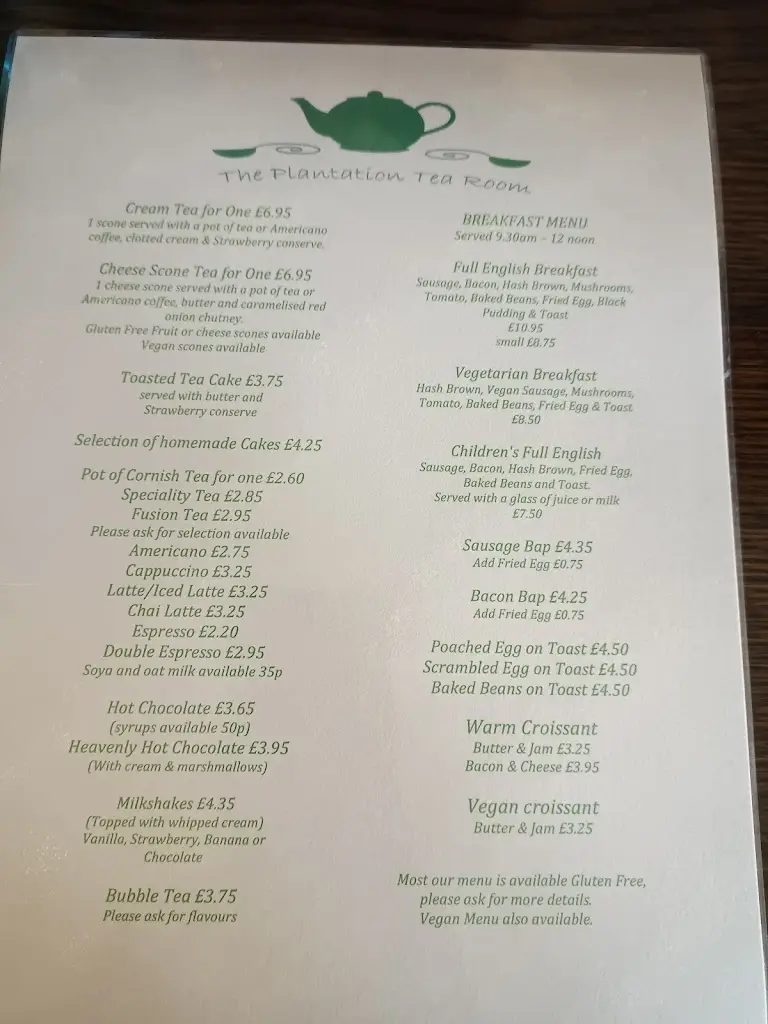 Menu_The Plantation Tea Rooms_Polperro_image_1