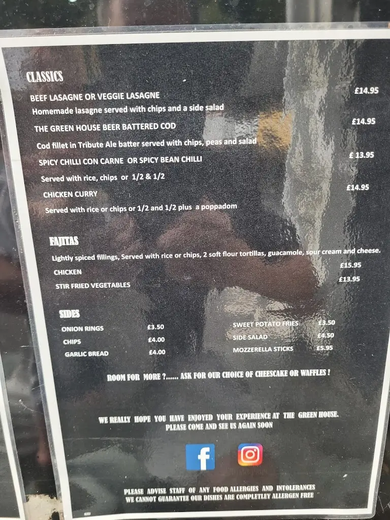 Menu_The Harbour Green House Restaurant and Bar_Polperro_image_1