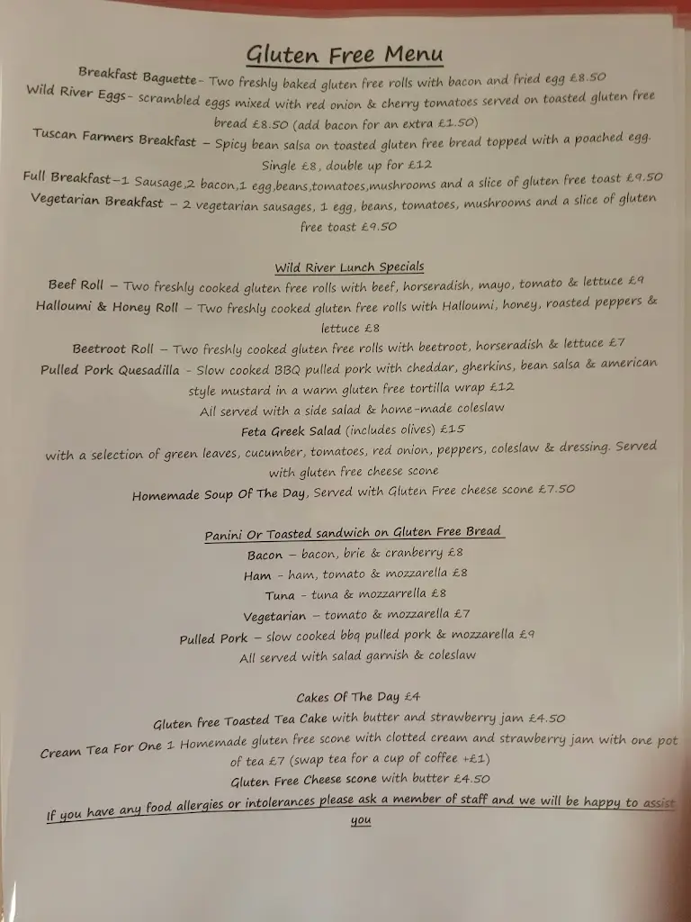 Menu_Wild River Coffee House_Polperro_image_1