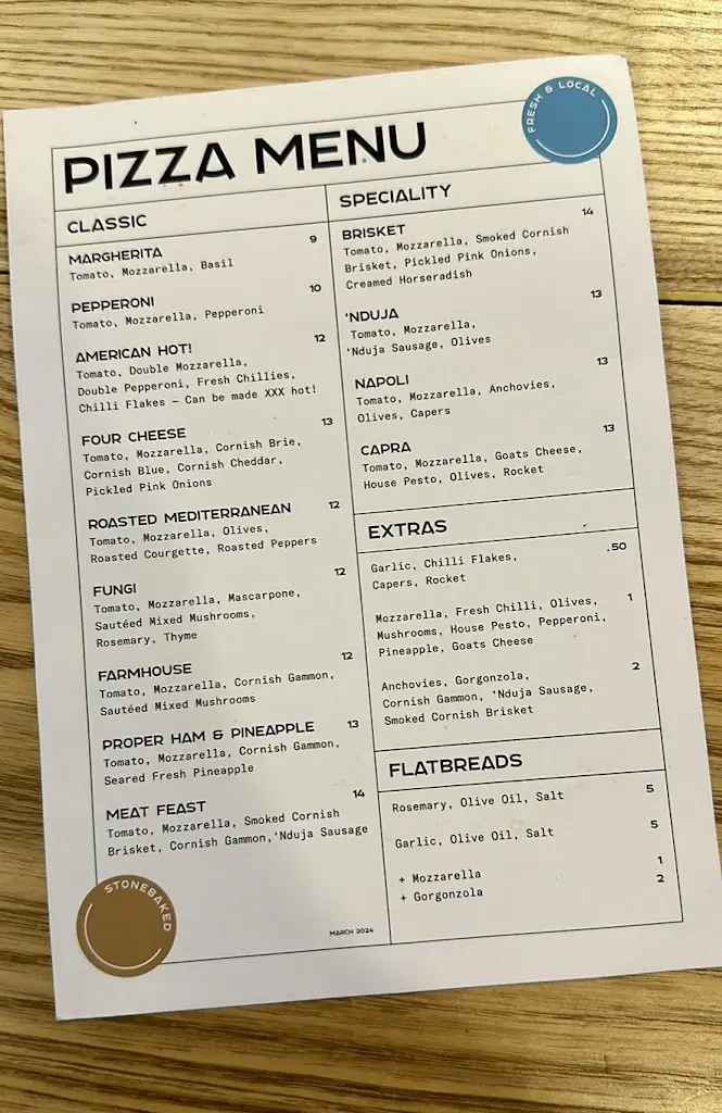 Menu_Turntable Pizzeria_Polperro_image_1