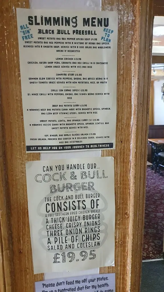 Menu_Black Bull_Preesall_image_4