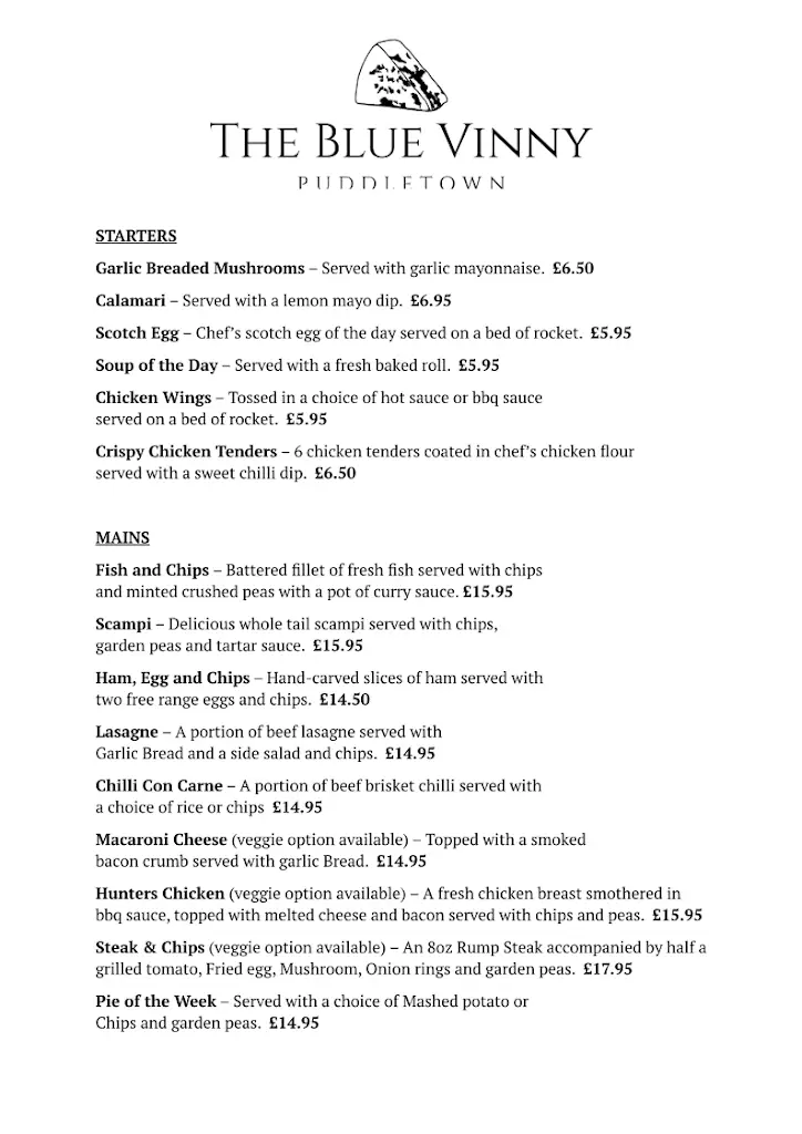 Menu_The Blue Vinny_Puddletown_image_2