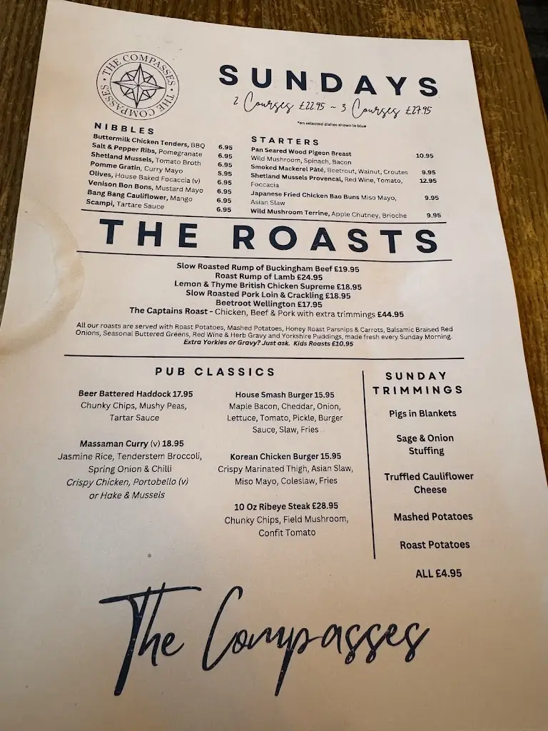 Menu_The Compasses_Pulloxhill_image_1