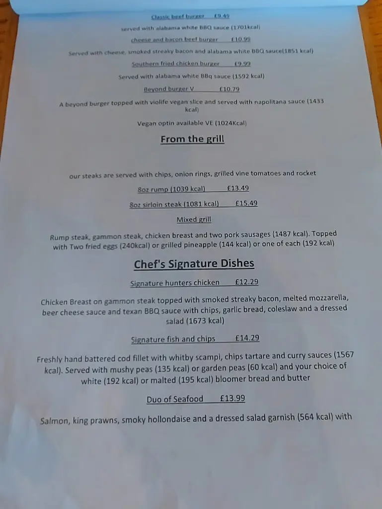 Menu_Caernarvon Castle_Prenton_image_3