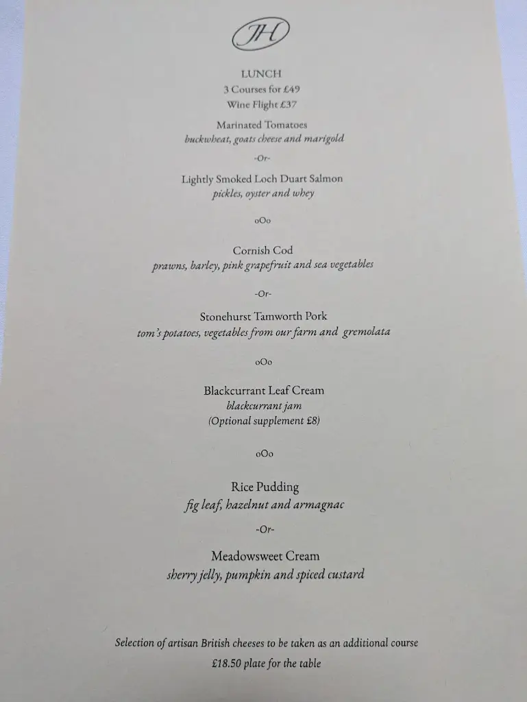 Menu_John's House_Barrow upon Soar_image_4