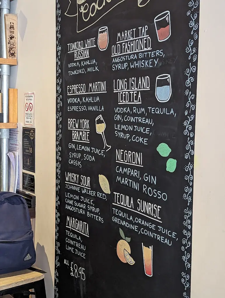 Menu_The Market Tap_Pocklington_image_1