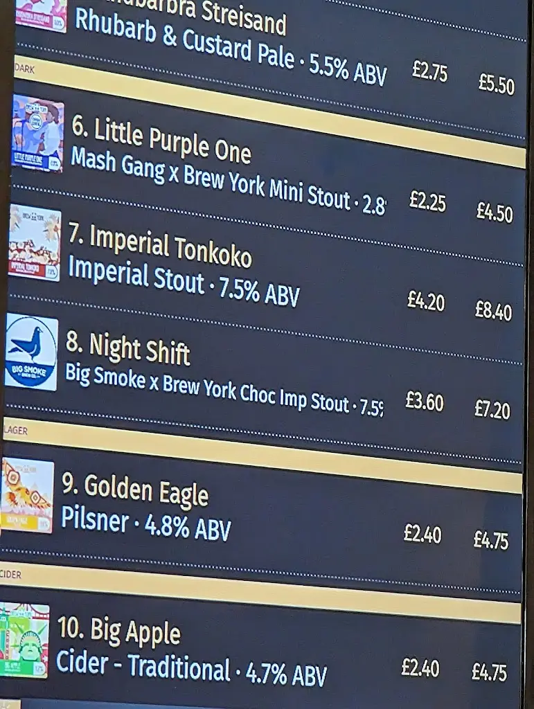 Menu_The Market Tap_Pocklington_image_4