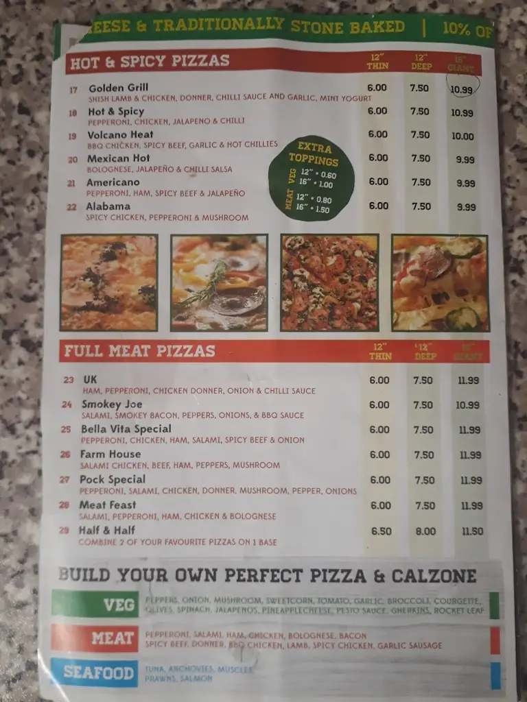 Menu_Bella Vita Pizzeria_Pocklington_image_1
