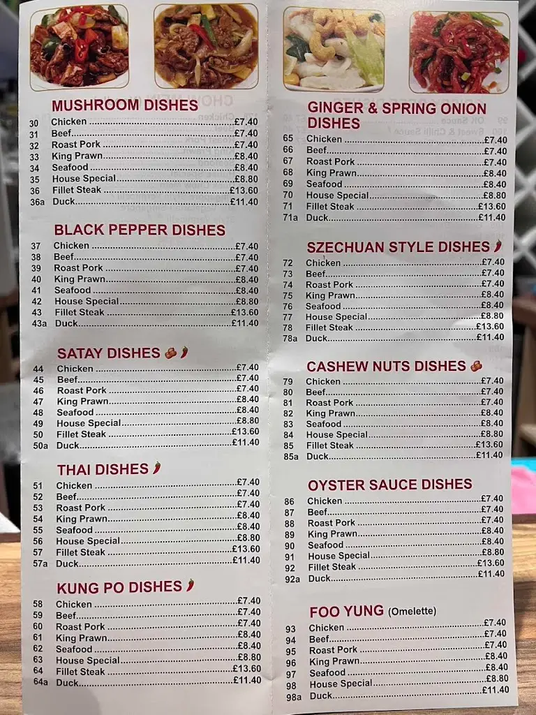 Menu_Jack's Restaurant_Pocklington_image_1