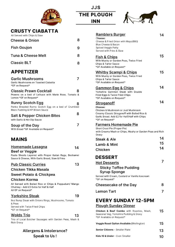 Menu_The Plough Inn_Pocklington_image_2