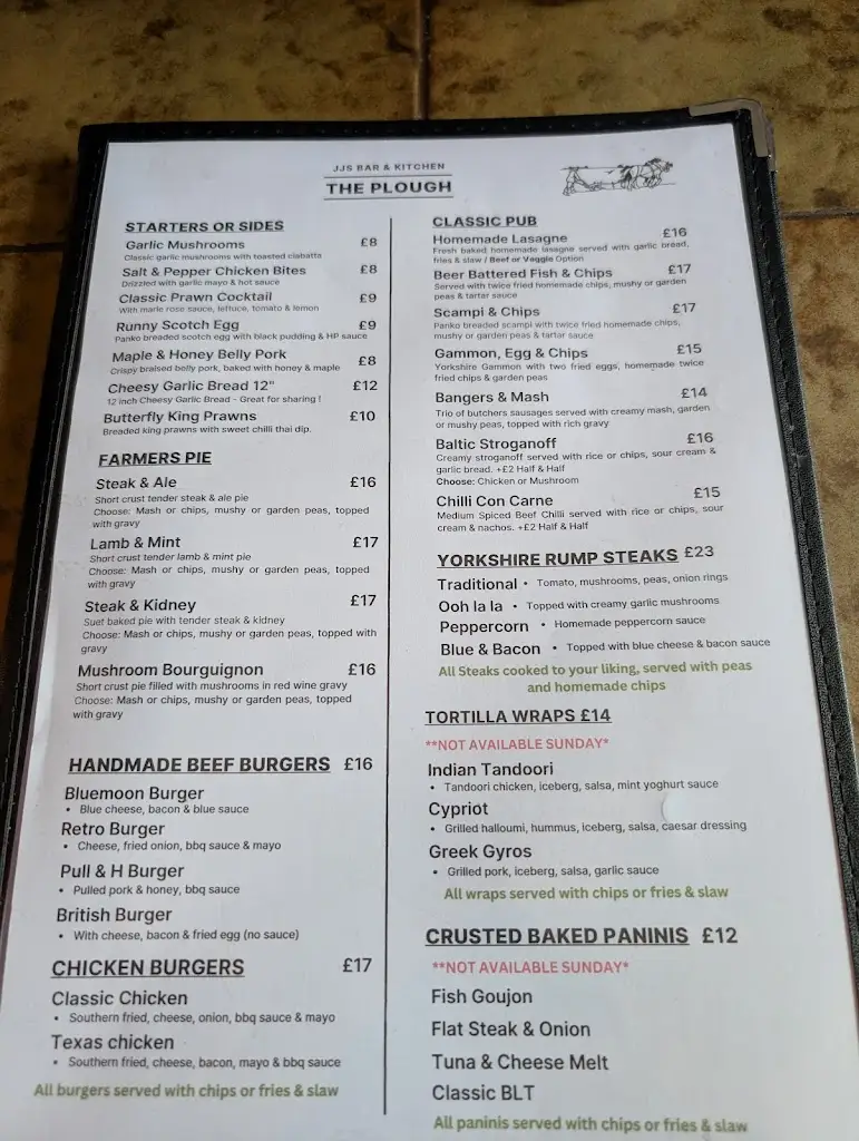 Menu_The Plough Inn_Pocklington_image_3