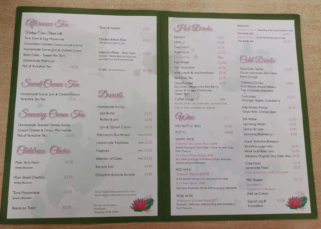 Menu_Lilypad Cafe_Pocklington_image_2