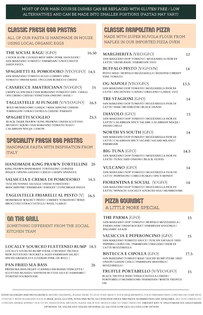 Menu_The Social Trattoria_Poynton_image_1