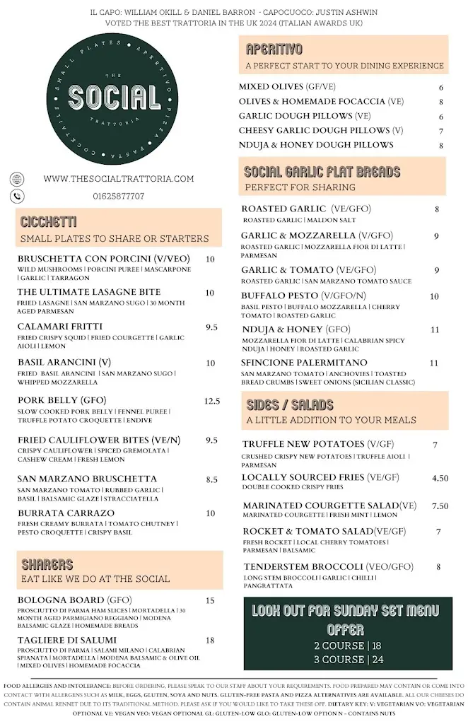 Menu_The Social Trattoria_Poynton_image_2