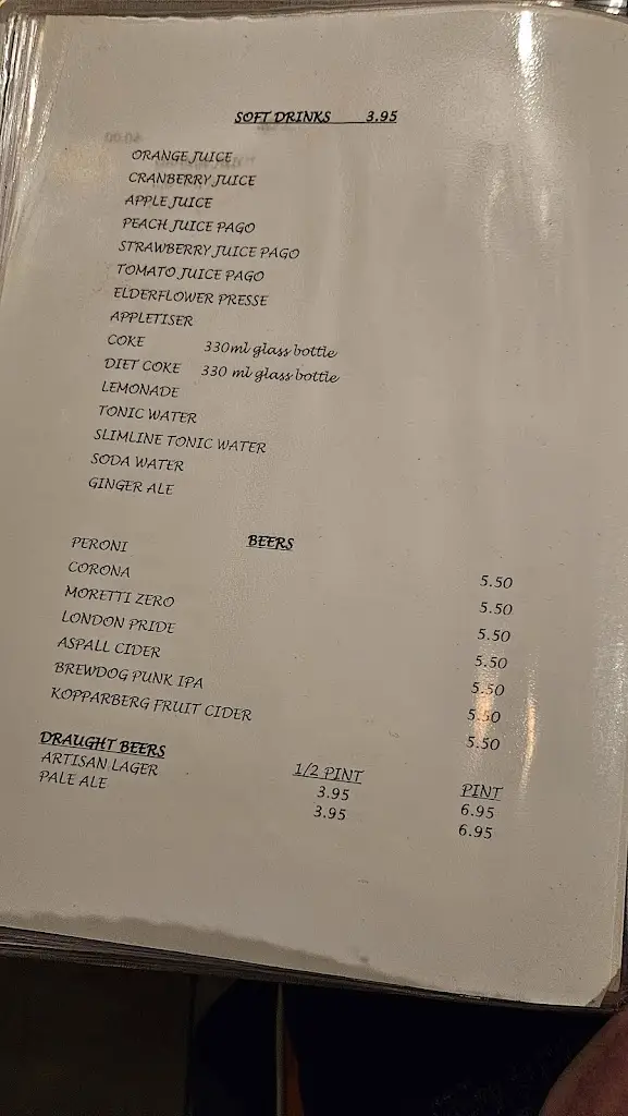 Menu_Ferrari's Trattoria Restaurant_Barrow upon Soar_image_3