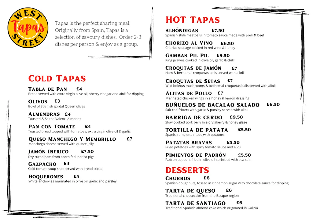 Menu_West Street Tapas_Queenborough_image_1