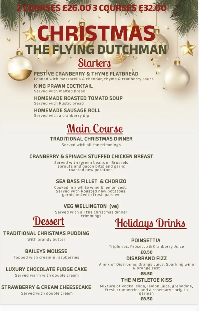 Menu_The Flying Dutchman_Queenborough_image_2